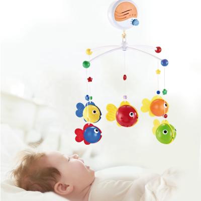 China 12 Colorful Bed Bell Songs Toddler Musical Baby Hanging Rotating Mobile Toys for sale