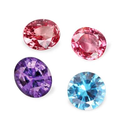 China Color Play Or Fire Myanmar Natural Red Rose Cushion Cut Raw Spinel Material Loose Gem for sale