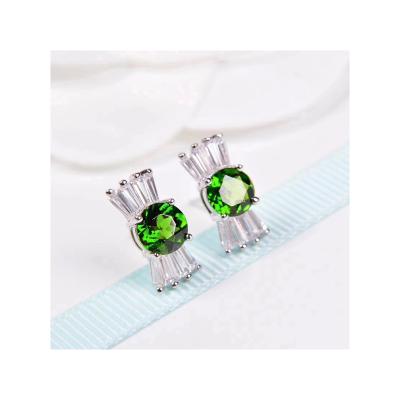 China CLASSIC Natural Diopside Earrings and Gem Jewelry Are Fashionable And Generous Wholesale Price for sale