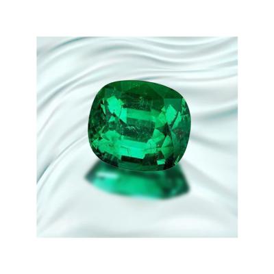 China 2021 Quality Guaranteed Zambian Professional Made Luxury Decorate Emerald For Inlaid Ring Loose Emerald for sale