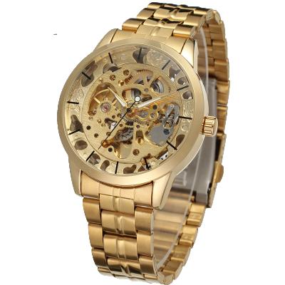 China Power reserve t winner brand gold bracelet teams automatic mechanical wrist watch online shopping skeleton men business dress watches luxury for sale