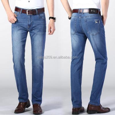 China Durable High Quality Fabric Softener Mens Denim Pants Zipper Flight Men's Casual Jeans for sale