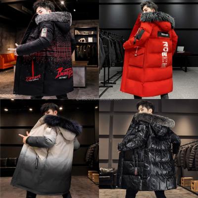 China New Men's Winter Puffy Jacket Hooded Sufficiency Power Jacket Plus Size Puffy Jackets Quilted Coats Mens Down Jackets for sale