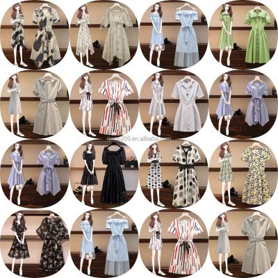 China Wholesale Women's Smart Casual Dress Women's Dress Breathable Fashionable Chiffon Ladies Dress For Fat Ladies for sale