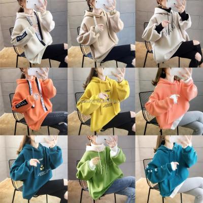 China Wholesale Anti-Shrink Women's Hoodies Ladies Cotton Hoodies Street Use Women's Oversized Sweatshirts for sale