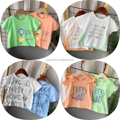 China Wholesale QUICK DRY casual children's T-shirt pattern children's summer short sleeve t-shirt printing t-shirts baby boy &girls T-shirts for sale