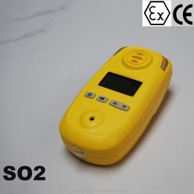 China Portable Single Gas Detector Sulfur Dioxide, SO2 0-20ppm Socks Gas Analyzer With Sound And Light Alarm 105*55*30.5mm for sale