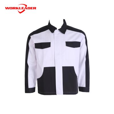 China Multi-Protection Custume Contrast Color Durable Workwear Jacket Anti-Static Jacket Uniform for sale