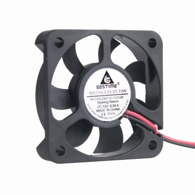 China Gdstime Computer Case 50X50X10mm Brushless PC Cooler 50mm DC 12V Sleeve Bearing Industrial Blower Fan for sale