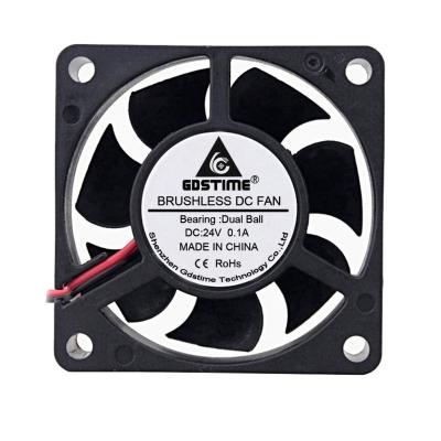 China Gdstime DC 24V Long Life 60mm 6cm Slient 60x60x20mm Computer Case Brushless Cooling Fan 60x60x20mm for sale