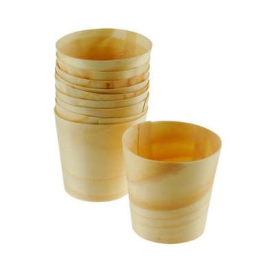 China New Product Disposable Bamboo Cup Eco-friendly Fashionable Disposable Bamboo Cup For Drinks for sale