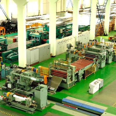 China 0-70 Cutting Speed Steel Coil Slitting Line with Uncoiling Leveling Shearing Machine for sale