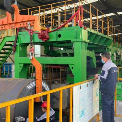 China Desenrollador de bobina de acero controlado por PLC y corte a línea de longitud Alta productividad en venta