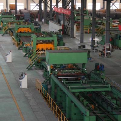 China PLC Controlled Automatic Steel Coil Slitting Line Uncoiling Leveling Shearing Machine for sale