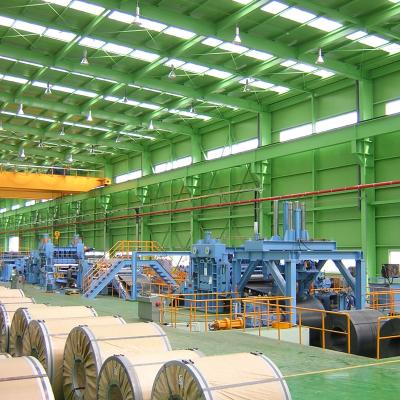 China Línea de apilamiento de recubrimiento y nivelación de bobinas de acero inoxidable con alta productividad en venta