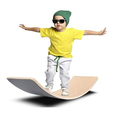 China Custom original wooden balance training wholesale shimmy balance board for kids for sale