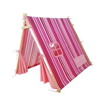 China Easy Foldable Kids Play Tent Custom Indoor Cotton Canvas Indian Kids Play Teepee Tent For Sale for sale