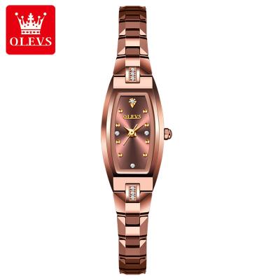 China Water Resistant Olevs 5501 Luxury Hand Watch With Bracelets For Girls Gift Set Stainless Steel Diamond Fashion Wrist Watch Women Small Lady for sale