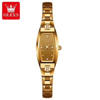 China Wholesale Water Resistant Hand Watches Olevs 5501 Steel Rose Gold Tungsten 30 Meters Ladies Watch Woman Quartz Water Resistant for sale