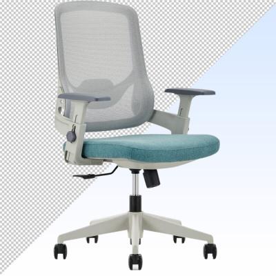 China Adjustable (height) Enhancing workplace well-being Seat tilt angle adjustment Mesh Fabric Office Chair High Quality Ergonomic for sale