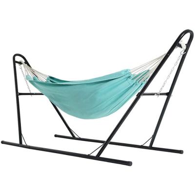 China Outdoor Universal Hammock Furniture Multi-Use Heavy Duty Steel Stand 2 PersonHammock Set With Stand for sale