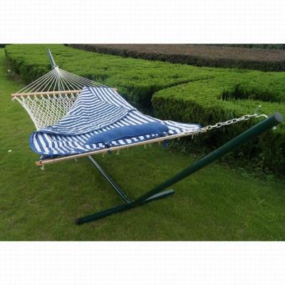 China Hammock with stand quilted hammock with bars camping double hammock steel bed hammock stand cheap for sale