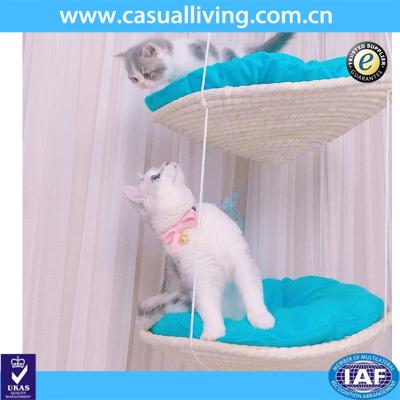 China Sustainable Luxury Pet Swing Dog Bed, Wholesale Cat Bed Cushion Memory Pet Swing Bed for sale