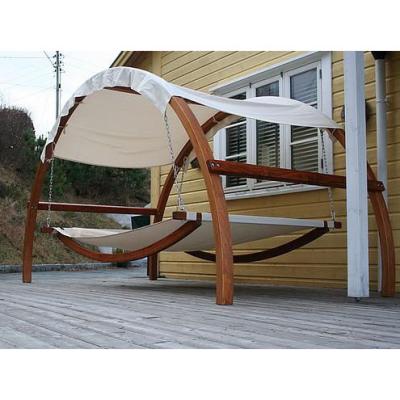 China Enjoy your life in the backyard oversized luxury patio hammock OEM/OMD wooden camping hammock available double wooden stand for sale