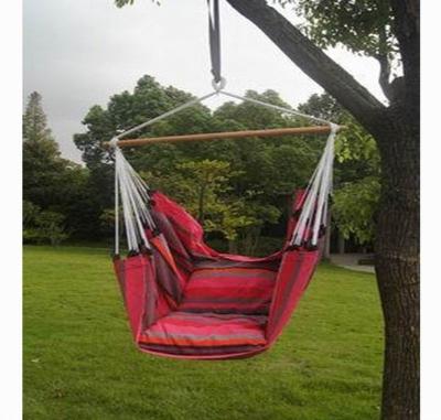 China Traditional Outdoor Swing Chair Canvas Hammock Hanging Patio Chair for sale