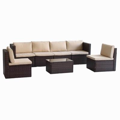 China Wholesale Outdoor Rattan Furniture Wicker Furniture Rattan Wicker Garden Furniture for sale