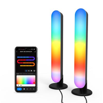 China Modern Ambient Lighting Smart Home Light Bars With Music Patterns For Game TV Background Decoration Light Bar for sale