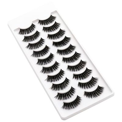 China 3D Mink False Eyelashes Natural Three-dimensional Multilayer Long Eyelash Border Lashes for sale