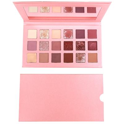 China Hot Sale 18 Colors Waterproof And Easy To Change Color Eyeshadow Wet Instant Eyeshadow Palette for sale