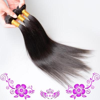 China Best Wave Quality 10A Silky Straight Brazilian Remy Human Hair Straight Wholesale Hair Bundle 100% for sale