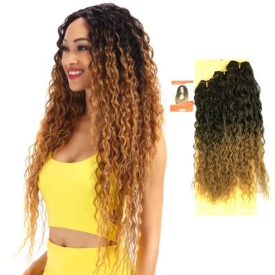 China Wholesale High Quality Synthetic14 inch silky straight wave 100 gram deep twisted water wave crochet braids hair for sale