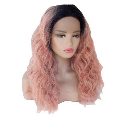 China Water Wave 613 Synthetic Virgin Hair, Cuticle Aligned Hair 613 Lace Wig With Fronta 3X13, Synthetic Virgin Wig for sale