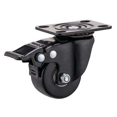 中国 PIVOT 2 Inch Kg Load Capacity Heavy Duty Plastic Caster Double Brake Wear Resistant Ball Bearing 150 Total 販売のため