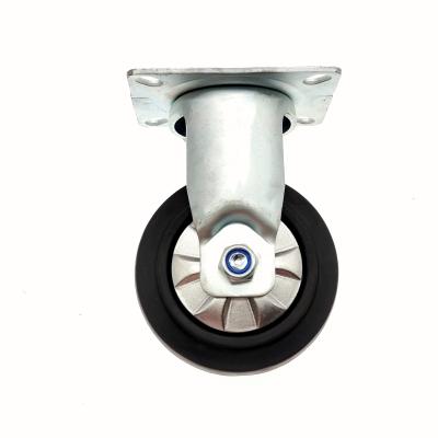 Cina TPR Thread Guard TPR Caster Wheel Heavy Duty Elastic Heavy Duty Thermoplastic Rubber Fix Ball Bearing Mid Wheel 3 Inch 4 Inch 5 Inch 6 Inch - in vendita