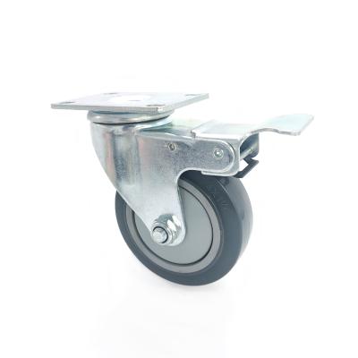 China PIVOT Polypropylene Industrial Caster And Wheel For Trolley for sale