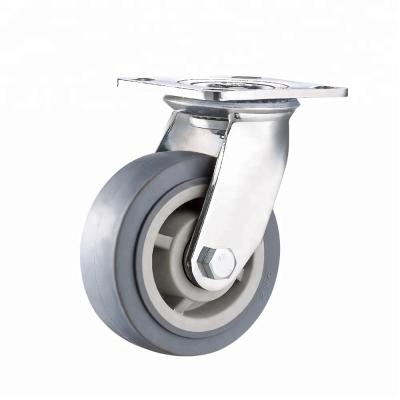 China Trolley Ball Bearing Height Trolley 8 Inch Load Capacity Universal Caster Wheel for sale