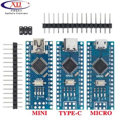 China - Mini USB with Bootloader Nano 3.0 Controller Compatible for Arduino CH340 USB Driver 16Mhz V3.0 NANO Atmega328 for sale