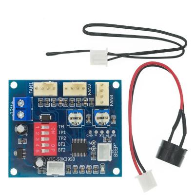 China - DC 12V 5A PWM PC CPU Fan Temperature Control Speed ​​Controller Board Speed ​​Controller Temperature Buzzle Probe for sale