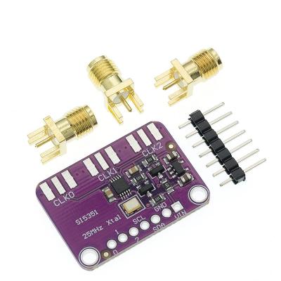 China - DC 3V-5V Si5351A Si5351 I2C Clock Generator Breakout Board Module Signal Generator 8KHz-160MHz for Arduino for sale