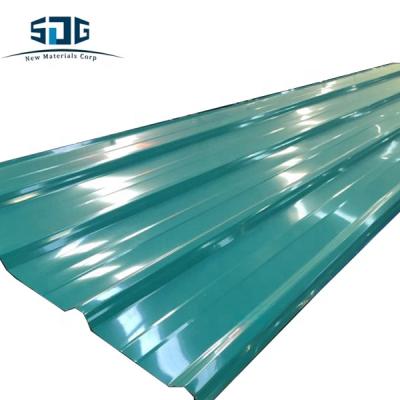 China Galvanized Corrugated steel /iron roofing sheets color coated sheet price for sale