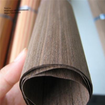 China Reconditioned Furniture Face Veneer Black Walnut Face Veneer For Furniture for sale