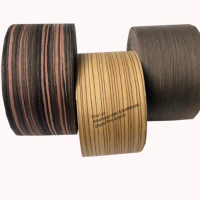 China Funiture Wholesale Natural Veneer Dark Edging Natural Wood Strip For Furniture for sale