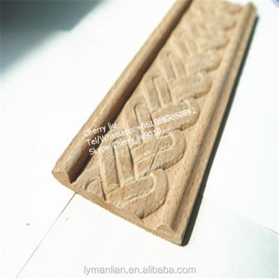 China Modern Antique Hand Carved Wood Wall Casting Decorative Wood Frame Molding for sale