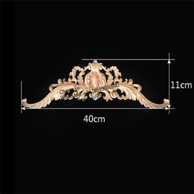 China Traditional Antique Hand Carved Wooden Onlay Corner Sconce For Furniture Cabinet Decoration for sale