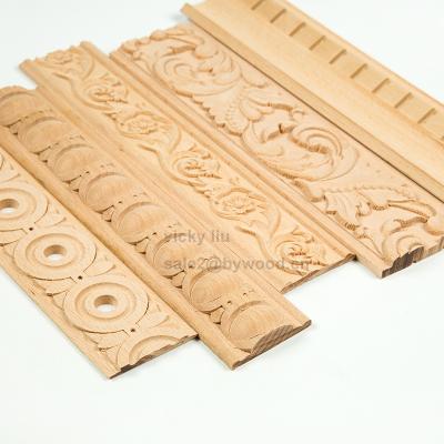 China Home Decoration Wooden Decorative Cabinet Ceiling Molding Chinese Wood Molding Molding for sale