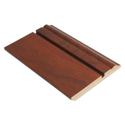 China Modern Architrave Melamine Door Crown Mount Cabinet Wood Paper Skirting Frame for sale